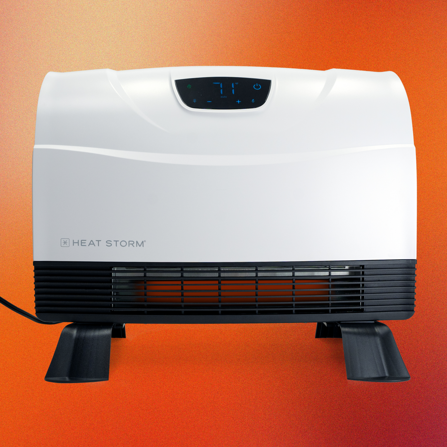 portable electric infrared heater front view | heat storm phoenix