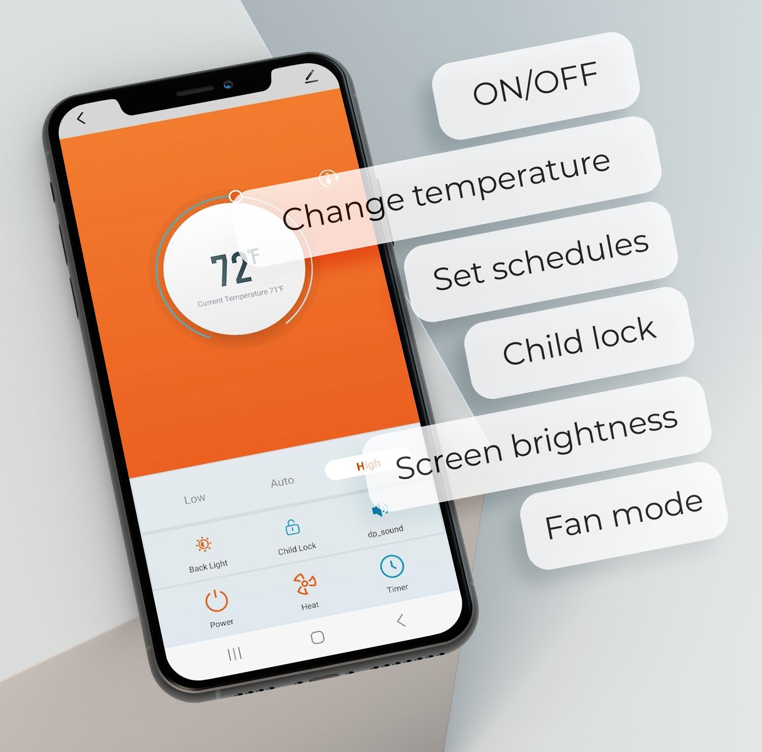 Smart Life app temperature control