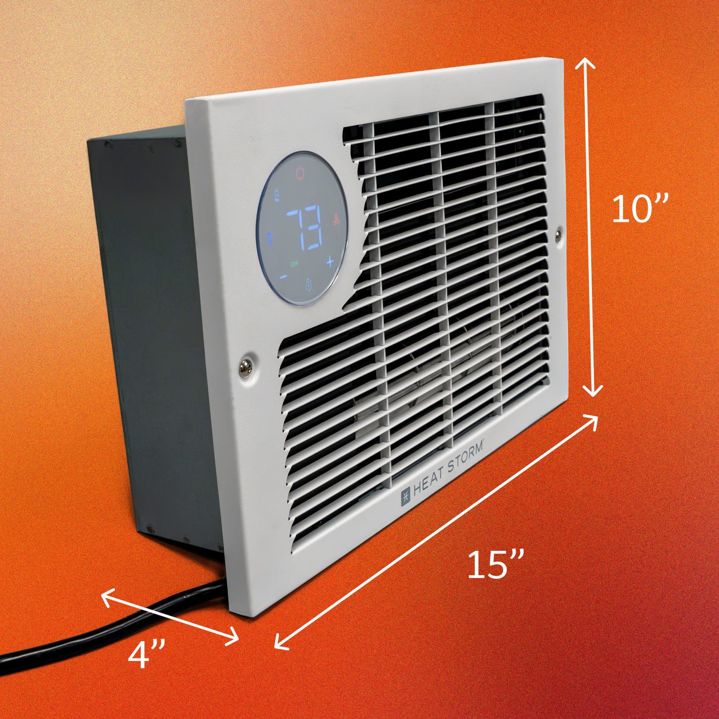 In-Wall Electric Heater with Wi-Fi