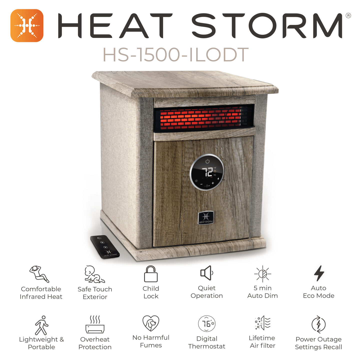 Deluxe Signature Design Cabinet - Heat Storm - Heater