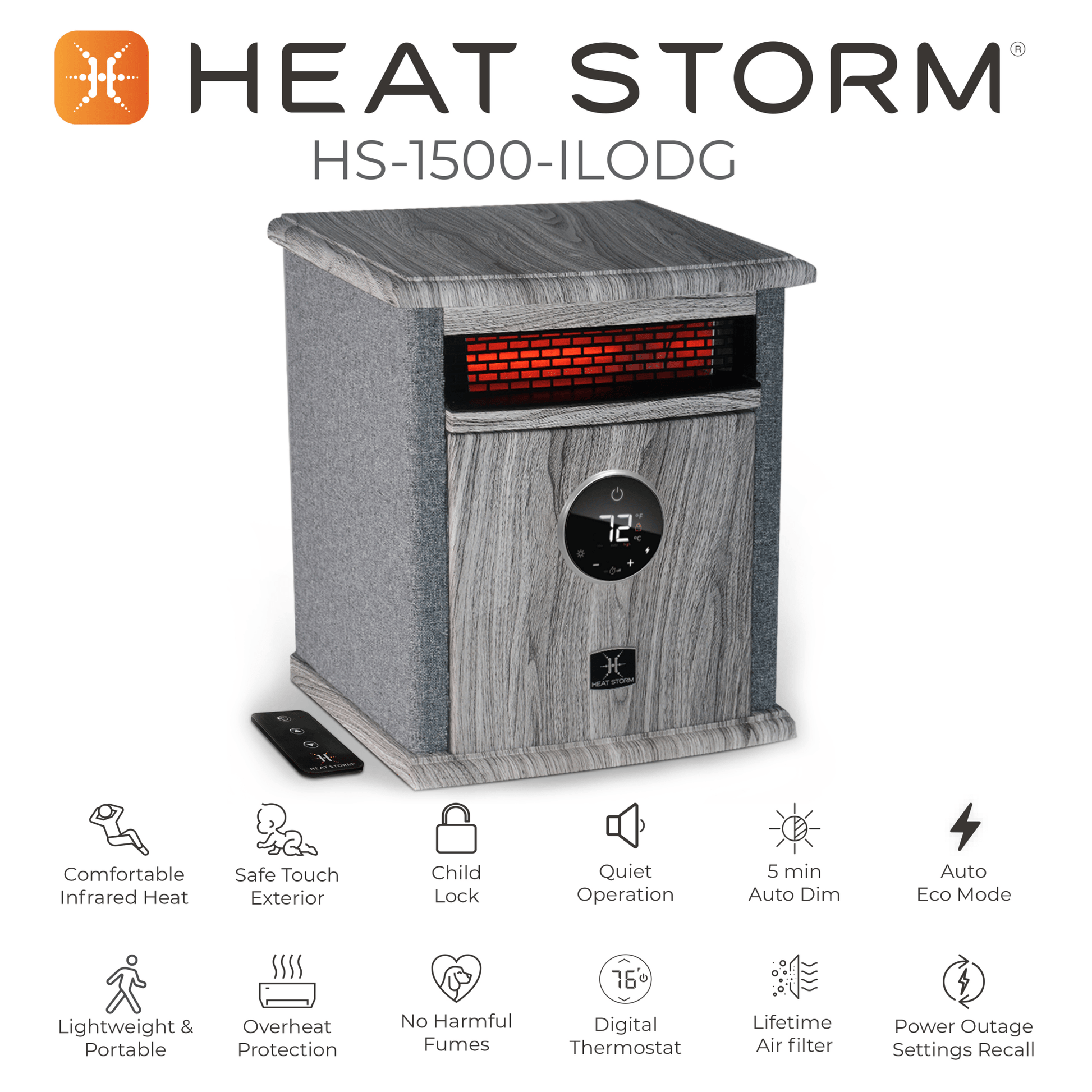 Deluxe Signature Design Cabinet - Heat Storm - Heater