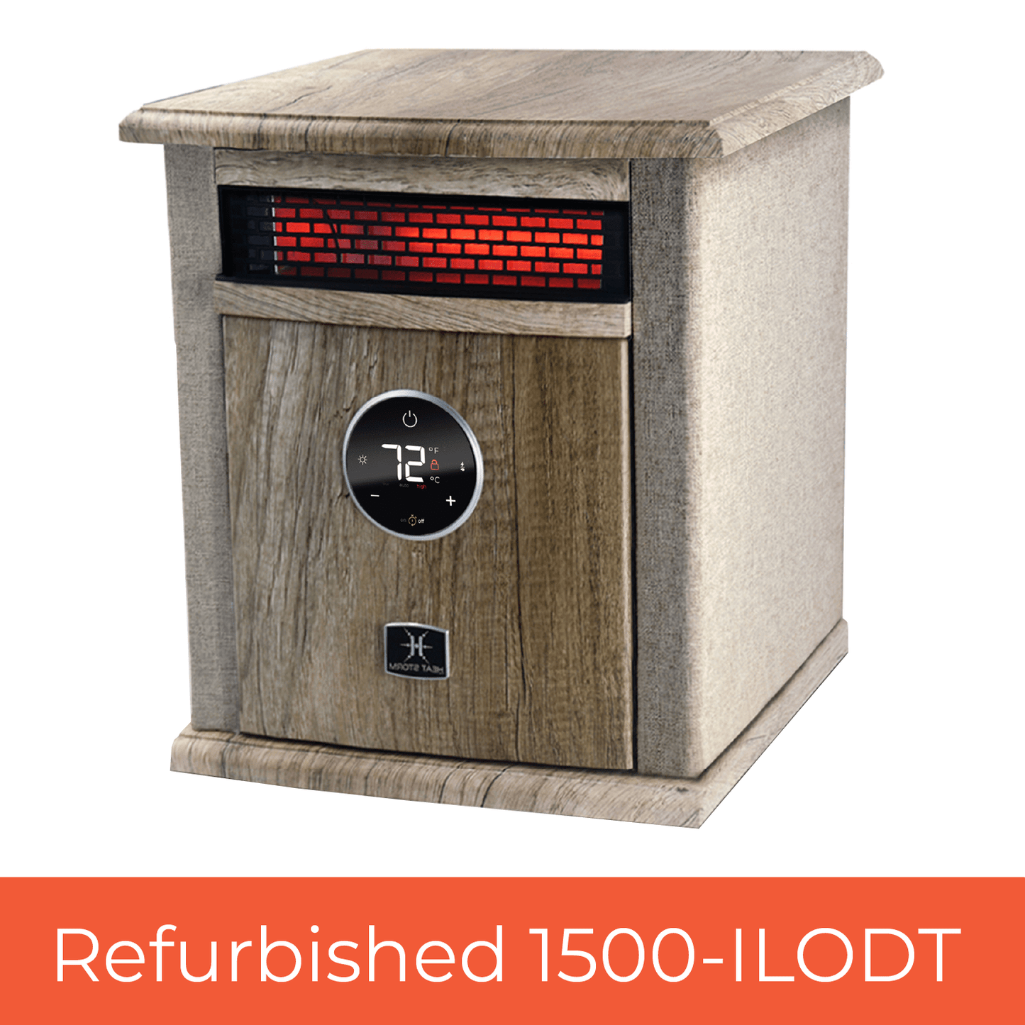 Open Box Infrared  Deluxe Signature Design Cabinet Heater Tan