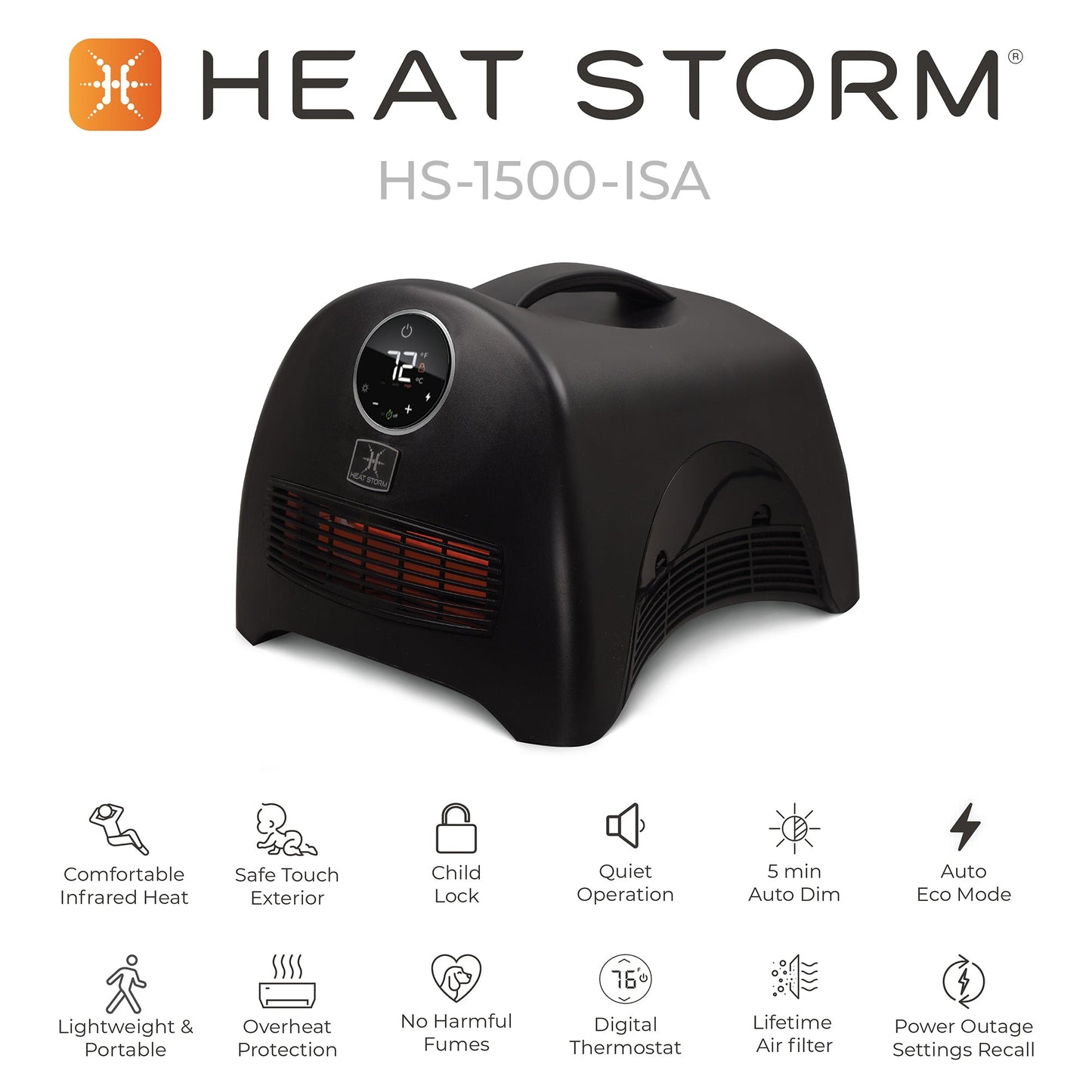 Sahara Infrared Space Heater - Heat Storm - Heater