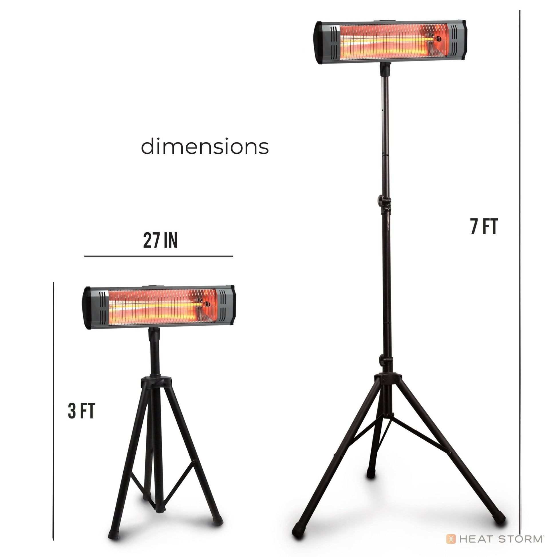 Tradesman Infrared 1500 Watt Heater with Tripod - Heat Storm - Heater