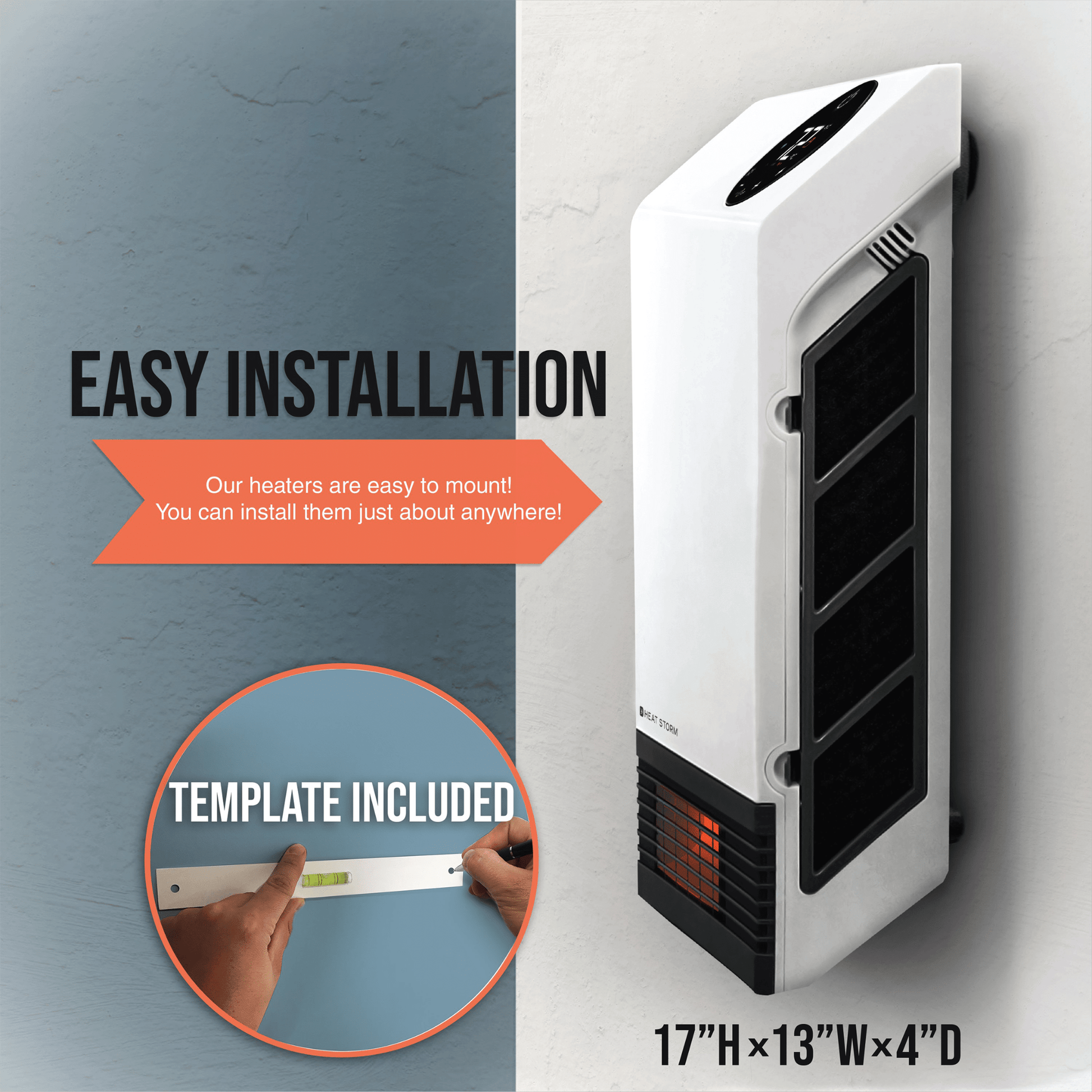 Wall heater with Wi - Fi - Heat Storm - Heater