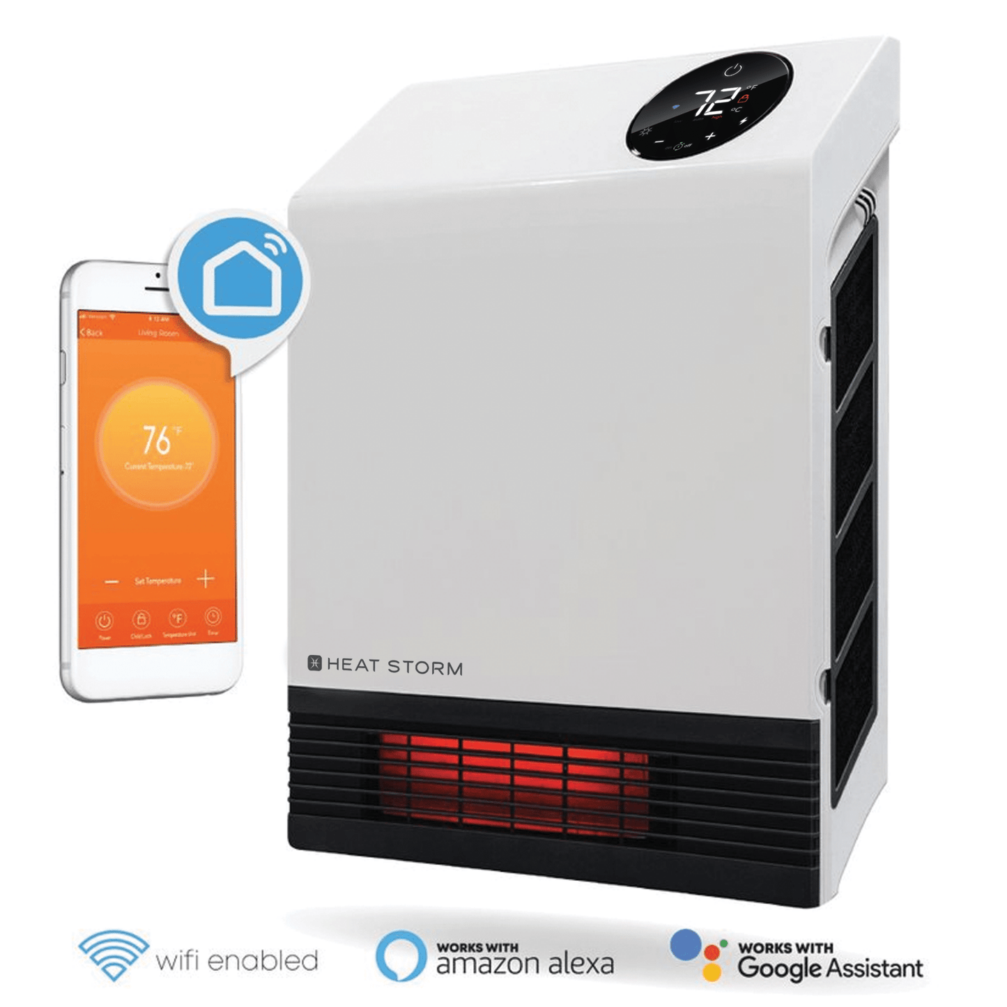 Wall heater with Wi - Fi - Heat Storm - Heater