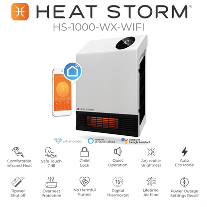 Wall heater with Wi - Fi - Heat Storm - Heater